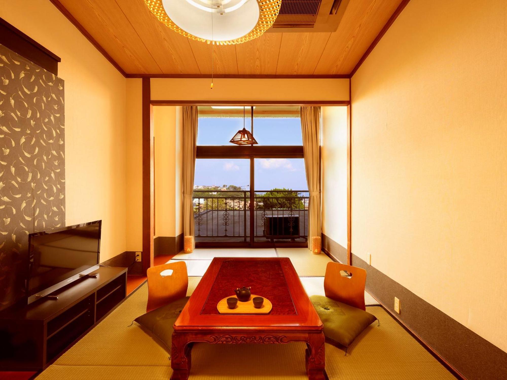 Ooedo Onsen Monogatari Premium Hotel Fugetsu Beppu Rom bilde