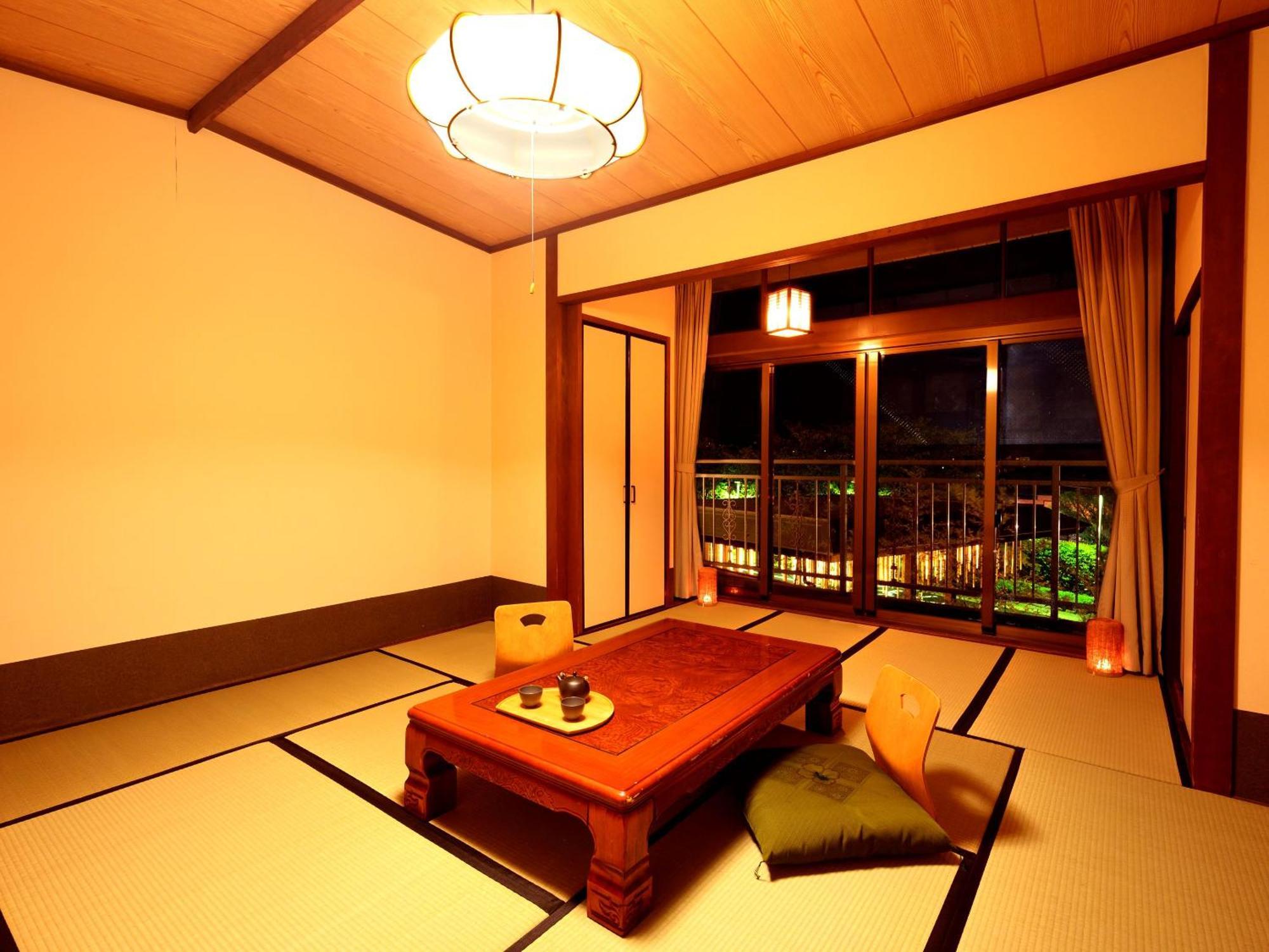 Ooedo Onsen Monogatari Premium Hotel Fugetsu Beppu Rom bilde